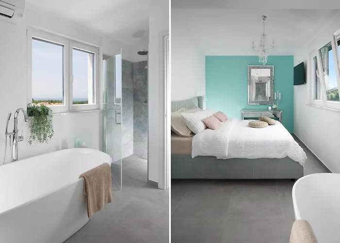 Penthouse Blue Horizon- A Luxury Penthouse With Infinity Pool, Hot Tub, Sauna And Sea Views! * 포레치